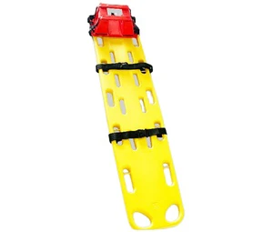 Wholesale Medical Stretcher Manufacturer Lifeguard HDPE Spine Board With Head Immobilizer