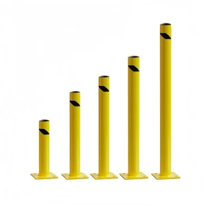 High Quality Traffic Delineator Post Bollards Galvanized Steel Warning Bollard Custom Anti-collision Hi Security Street Bollards