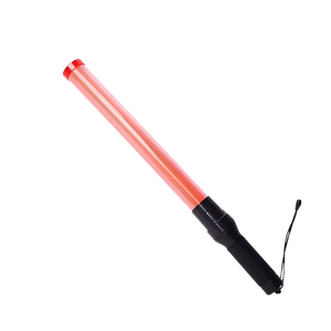 Multifunctional Traffic Batons Signal Wand With Strobe Traffic Control Baton Wand Safety LED Flashlight Signal Baston De Trafico