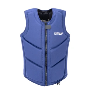 Adults Custom Logo Fashion Life Vest Breathable Life Vest With Front Zipper Buoyancy Kayak Men Surfing Life Vest