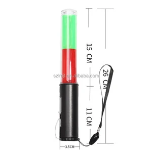 Heavy Duty Price Rechargeable Red and White Led Traffic Wand Flashing Signal Light Traffic Security Lamp