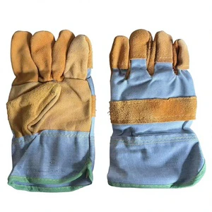 Cheap Price Leather Gloves Welding Handling Gloves Wear-Resistant Durable Cost-Effective Anti-Chemical Waterproof Source Factory