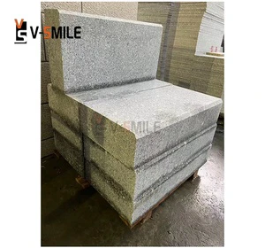 Garden Park Yard Outdoor Decoration Stone Sesame Grey Granite Road Along square Paving Stone Curbstone