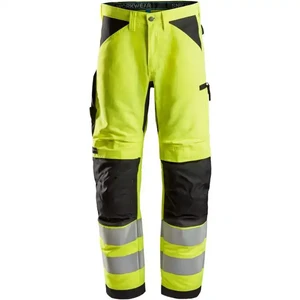 Hi Vis Industrial Engineer Repair Construction Workwear Worker High Visibility Custom Reflective Safety Work Pants Trousers