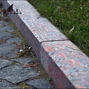 Wholesale Chinese Red Grey Price Border Road Granite Curb Stone Kerb Stone Granite Kerbstone Granite Curbstone