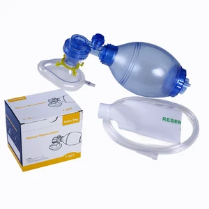 CE Certificate Factory Direct Ambu Bag PVC Manual Neonatal Resuscitator With Mask Kit For Infant & Adult Resuscitation
