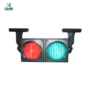 High Power LED High Intensity Traffic Signal Light PC Cover Dual Voltage 2-3 Lamp Options 50000H Long Life Parking Lot Access