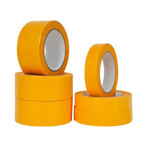 Automotive Goldband Rice Paper Tape Car Painting High Temperature Uv Resistant Orange Color Painter Washi Masking Tape