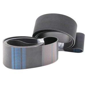 OEM Custom Multi Ribbed V-Belt Natural Rubber Poly Rib Belts PJ/PH/PK/PL/PM for Industrial Transmission