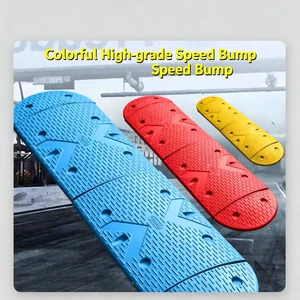 Factory Direct Sales PVC Colorful Speed Bumps High Strength Anti-Collision Roadway Safety Facilities Multiple Colors