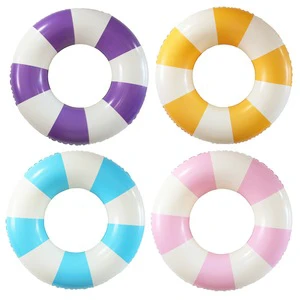 Inflatable Swim Ring Thickened Swim Ring PVC Floating Ring Adult and Children's Swimming Pool lifebuoy