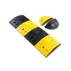 Traffic Equipment Wheelchair Highway Deceleration Zone Truck Car Rubber Speed Reducer Buffer Speed Limit Belt Rubber Speed Hump