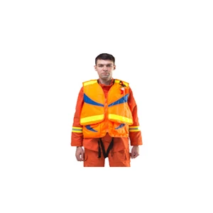 Adult Life Jacket Water Sport Safety Buoyancy Vest Orange Color Swimming Marine Surfing Kayak Life Vest