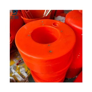 400*200*185MM Round Float Plastic Water Quality Monitoring Buoy River Oxygen Pump Float