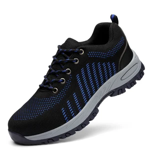 Labor Insurance Shoes Men's Anti-smashing Anti-stab Steel Toe Solid Wear-resistant Soft Safety protection Work Shoes