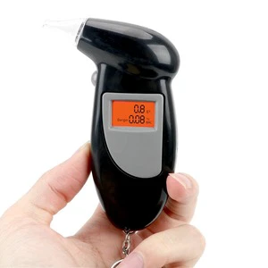 Factory Direct Sales Portable High Accuracy Alcohol Tester AT-68S with Backlight Display Car Use English Version