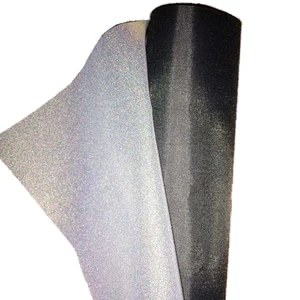 High Light Black Reflective Fabric for Clothing