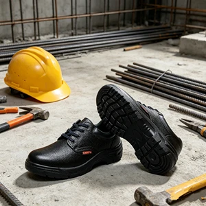 SOLID STONE High Quality Safety Shoes Toe Anti-Puncture Anti-Static Anti-Smash Waterproof Oil Resistant Durable Construction