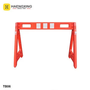TB06 Traffic Safety Product Retractable Plastic Barrier Full with Water High Reflective