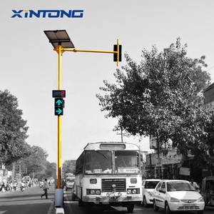 High Brightness Solar Traffic Signal Light Traffic Light System Off Grid Road Engineering Project Africa Solar Traffic Light
