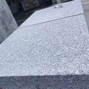 Modern Granite Square Flat Side Curb Stone Sesame White Gray Black Yellow Rust Lychee Surface Garden Paving Firebrick Stone