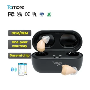 Best CIC Hearing Aids with Sound Amplifier High Quality 16 Channel Technology for Elderly Deafness