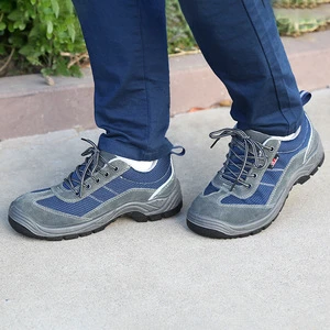 Foreign Trade Supply Cowhide Labor Protection Shoes Multi-Specification Slip Breathable Anti-Smashing Anti-Puncture