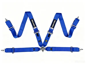 High Quality RECARO Racing Harness Seat Belt Factory Wholesale Price 3 Inch 4 Point Seat Belt with Aluminum Buckle