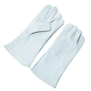 Long Split Welding Gloves with Leather Cuff Protection From Pakistan