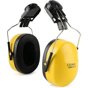 Cap-Mounted Earmuff Noise Cancelling Helmet Attachable Ear Muffs Blocking Sound Reduction Ear Protection For Construction Site