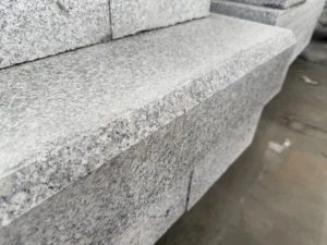 Natural G602 Granite Light Grey Fine-grained Stone Kerbstone Modern Honed Surface Villa Application 1 Year Warranty