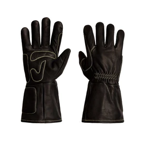 Heavy-Duty XL Leather Welding Gloves Breathable and Heat Resistant for Work Hand Protection with Mig Welding