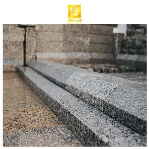 BOTON STONE Outdoor Wholesale Natural Flooring Slabs Kerbstone Garden Grey Granite Curbstone