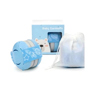 Baby Ear Defenders Noise Cancelling Hearing Protection with Anti-Slip Headband Safety ABS Material Ear Muffs for Sleeping