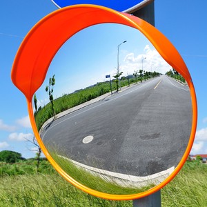 Outdoor Convex Mirror Road Safety Blind Spot Mirror Shatterproof Traffic Security Mirror for Parking Lot & Driveway