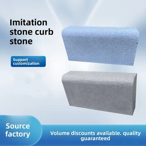 Other Material Precast Curb Stones Stone-Imitation Road Edging Flat Paving Stones Customizable Colors-BestSale Brand Made China