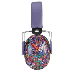 Patented Ergonomic Color ABS Kids Passive Hearing Protection Ear Muffs NRR SNR Certified Foldable Soundproof Ear Defenders