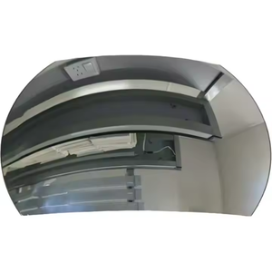 Aluminum Convex Mirror Glass 12''x18'' Truck Side Mirror Automotive Rearview Curved Wide View Factory-Direct High Standard