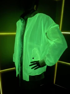 Rainbow Reflective and Glow in the Dark Fabric for Reflective Jacket