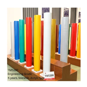 In Stock Tong Ming High Quality Acrylic Reflective Vinyl Engineering Grade Sheeting For 5 Service Years