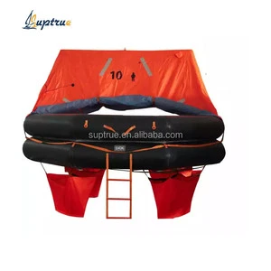 SOLAS a PACK THROW OVER BOARD TYPE LIFERAFTS MARINE EMERGENCY 10 MAN INFLATABLE LIFE RAFT WITH CCS CERTIFICATE