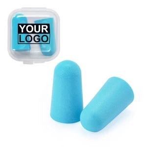 Custom Ear Plugs Noise Reduction Earplugs With Case For Sleep PU Foam Earplugs