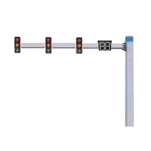 Traffic Light Manufacturers 303 403 Red Green Led Railway signal Lights Traffic Light Set 12-24vdc with Pole