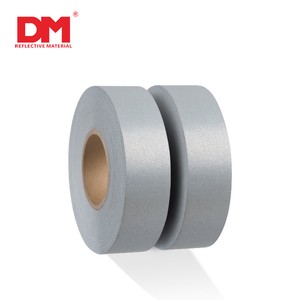 High Visibility Highly Washable Silver TC Reflective Fabric D6110