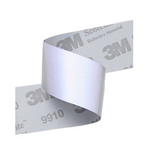 Wholesale Hi Visibility Sliver Grey Reflective Material 3m clear Refletivos Reflective Fabric Tape for Safety Clothing