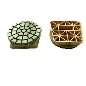 Daofeng 2024 Frankfurt 100mm High Hardness OEM Abrasive Pad for Terrazzo PC Block and Curb Stone Polishing