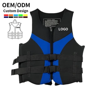Factory Direct Sale Life Jacket For Adult Logo Neoprene Foam Water Sport Life Jacket Vest