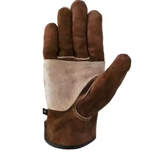 Welding Gloves Outdoor Labor Protection Heat Insulation Puncture Prevention Fire Prevention Wear-Resistant Tactical