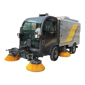 Eco-Friendly Electric Road Sweeper Truck With 3m³ Garbage Bin For City Street Cleaning