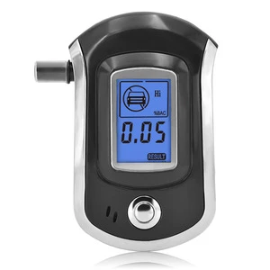 Hand-held Portable High-precision Digital Display Breath Alcohol Tester Breathalyzer with Backlight LCD Screen for